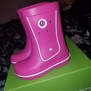 Croc rain boots